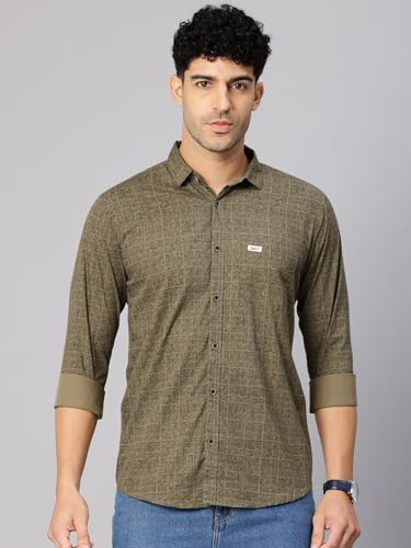 Image of Majestic Man Stylish Geomatric Print Casual Shirt - Pure Cotton| Full Sleeve | Trendy & Comfortable