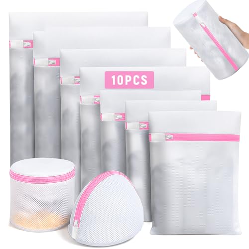 Lista de Bolsas para lavar ropa de esta semana. 45 10Pcs Bolsas de Lavandería,Bolsas de Malla de Lavandería para Delicados,Bolsa de Lavandería de Viaje,Bolsas para la Colada Adecuada para Clasificación de Ropa y Lavado,para...