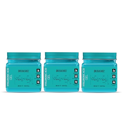 Image of DR.RASHEL Non-Sticky Hyaluronic Gel Revitalise Skin Youth Nourishing | Hydrating & Elasticity | Daily Face Moisturizer For All Skin Types | 380ml Each | Pack of 3