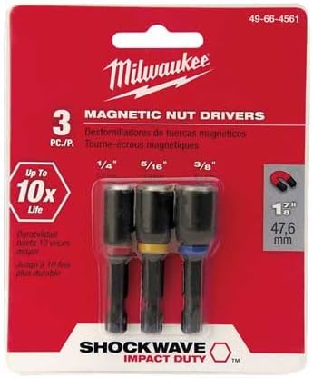 Milwaukee 49-66-4561 3-Piece Magnetic Nut Driver Set