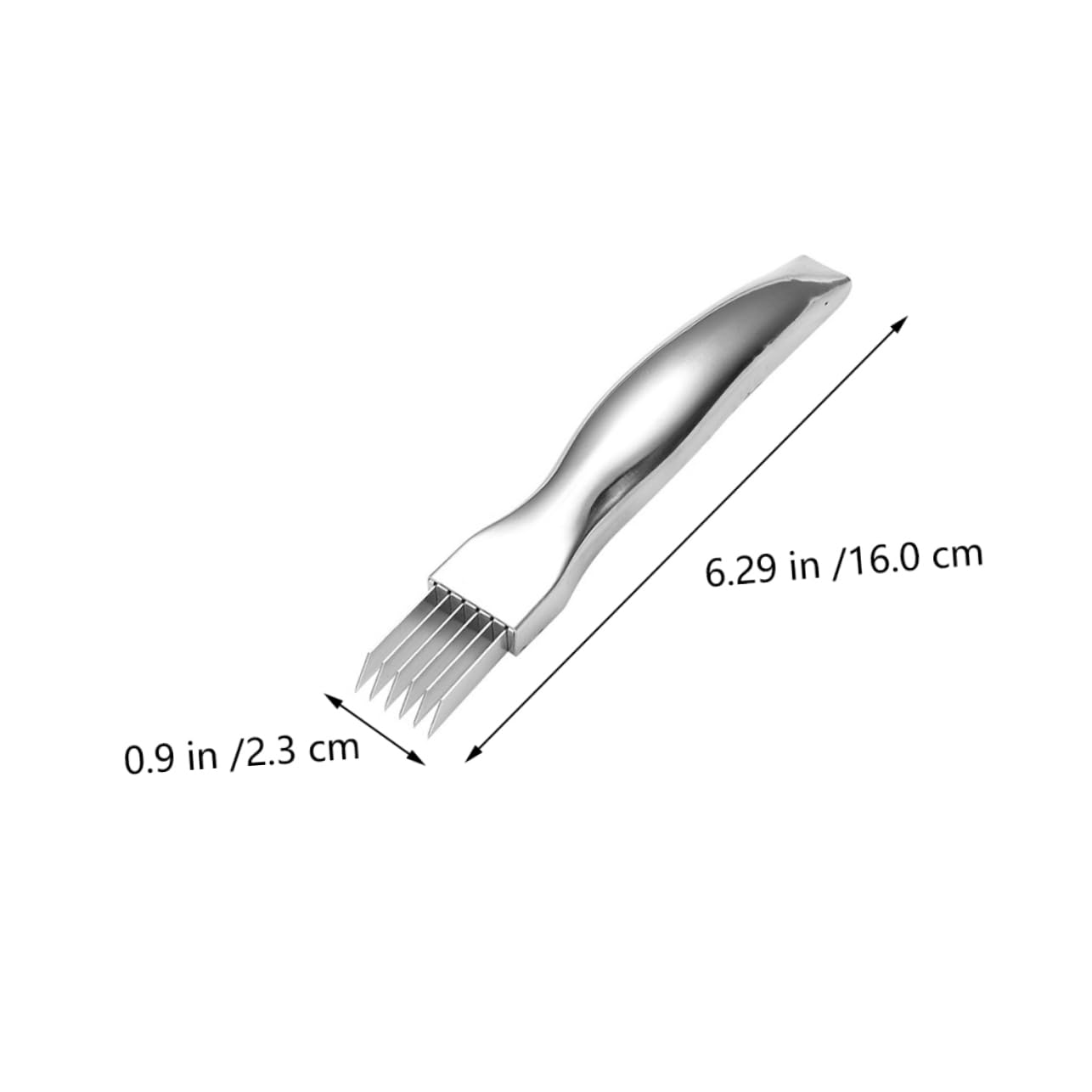 Alipis 2pcs Scallion Cutter Practical Vegetable Shredder for Effortless Onion Slicing Easy to Clean Kitchen Tool Comfortable Arc Handle Lightweight Design