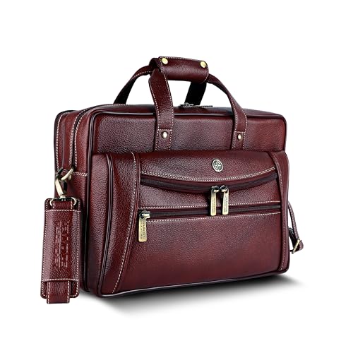 HAMMONDS FLYCATCHER Men Genuine Leather Office Bag - 15.6" Laptop...