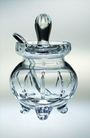 Joy 6 in. Crystal Honey Jar with Spoon