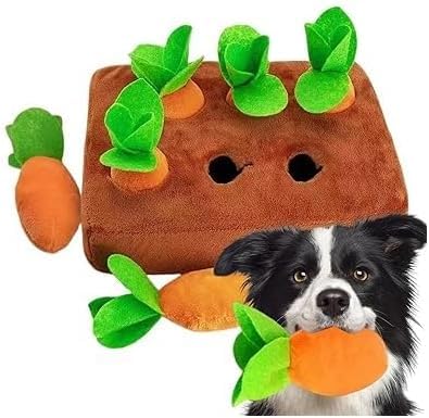 Amazon | 犬 おもちゃ ペット用品 にんじん畑 にんじん収穫隊 知育玩具