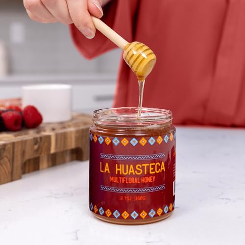 Miel Multifloral La Huasteca 12oz C/Natural en Frasco de Vidrio miniatura 3