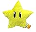 LAARNT 30cm Mario-Oreiller en Peluche de étoile Jaune,Coussin Confortable,Cadeaux pour Amis Enfants