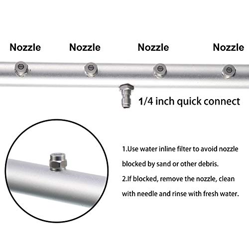 RIDGE WASHER Pressure Washer Undercarriage Cleaner, 16 Inch Undercarriage Washer, Pressure Washer Under Car Cleaner with Straight Extension Wand, 4000 PSI
