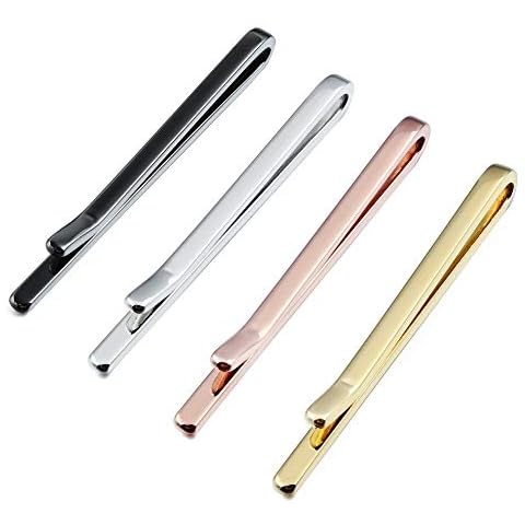 Pisacorbatas de HAWSON de latón chapado en rodio, oro rosa, oro y cobre Cover