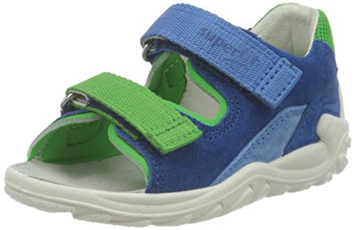 Superfit Flow, Baby-Kids Sandals, Blue Green, 20 EU