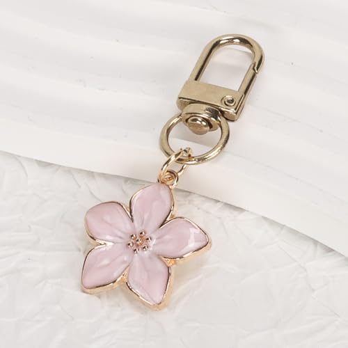 Cute Flower keychains, Flower Daisy Aesthetic Bag Keychain Charms, Mini Backpack keychain Purse Charms Hangbag Charms
