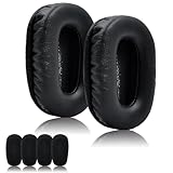 B450-XT Ear Pads and Microphone Foam - Replacement Kit for VXI Blueparrott B450-XT B450XT Bluetooth Headset(Black)
