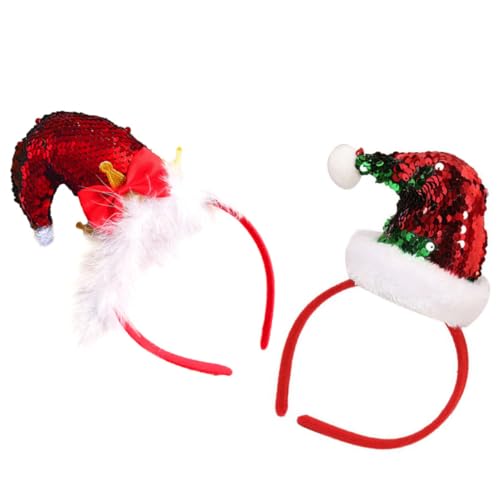 ERINGOGO 2piezas Sombrero De Lentejuelas Para Navidad Accesorios De Fiesta De Adultos
