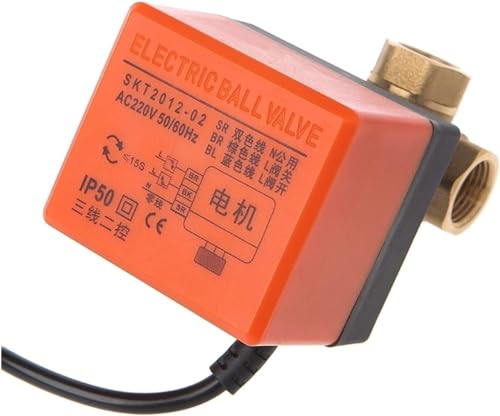 Válvula de bola motorizada de 3 vías: evite pérdidas con control de 220V 5