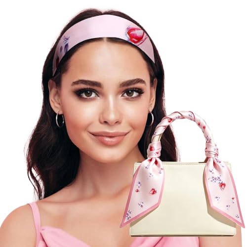 Sumolux Head Hair Scarf for Women Neck Purse Bag Handbags Scarf Like Silk