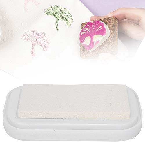 Almofada de Tinta de Estilo de Restauração Durável, Almofada de Tinta de Carimbo de Esponja, Escritó