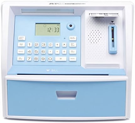 Kids Toy ATM,Money Bank,Kids Gift. (Blue)