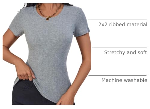 Image of ASAIR Ribbed Tshirt for Women