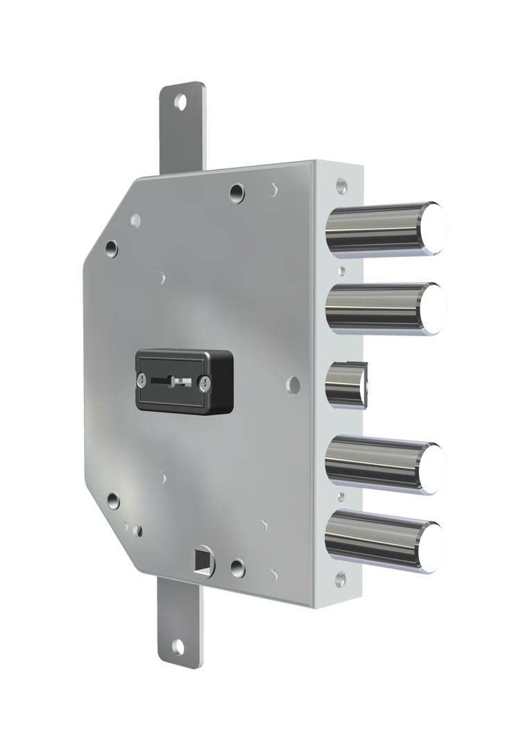 Serrature Cr P/Porte Blindate 2155/28 Da Applicare Sx Mm. 60 - 4