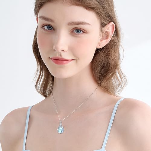 JUSTKIDSTOY Dog/Cat/Hummingbird Urn Necklace for Ashes S925 Sterling Silver Heart Cremation Jewelry Keepsake Memorial for Women4