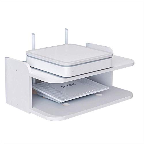 Schwimmendes Regal WiFi-Router-Regal/Set-Top-Box Aufbewahrungsbox Wasserdichtes Telefon-Aufbewahrungsregal An der Wand montiertes Router-Regal