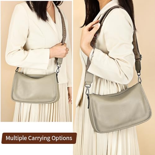 Image of Genuine Leather Womens Crossbody Bag Shoulder Purse Lady Small Hobo Handbag