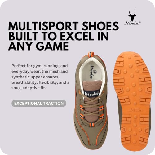Image of Hirolas Multi Sport Shock Absorbing Walking Running Fitnes Athletic Training Gym Sneaker Shoes