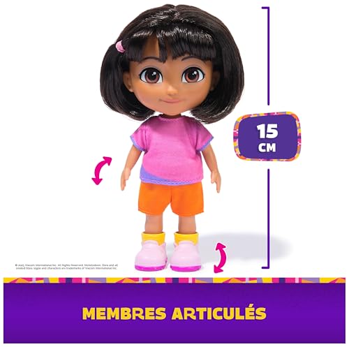 Spin Master Poupee Dora 15 Cm + Figurine Babouche Dora - vue 10