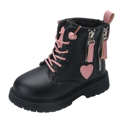 Generisch Stiefeletten Mädchen Modische Winter Lederstiefel für...
