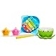 Munchkin Bath Beats Musikalisches Badespielzeug-Geschenkset, Mehrfarbig & Aufbewahrungskorb für Baby-Badespielzeug, Badewannen-Organizer mit Abnehmbarer Wandhalterung für das Bad, Saugnapf und Griff