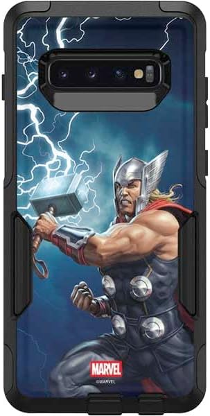 Skinit Decal Phone Skin Compatible with OtterBox Commuter Galaxy S10 Plus - Officially Licensed Marvel Thor Mighty Thor Design