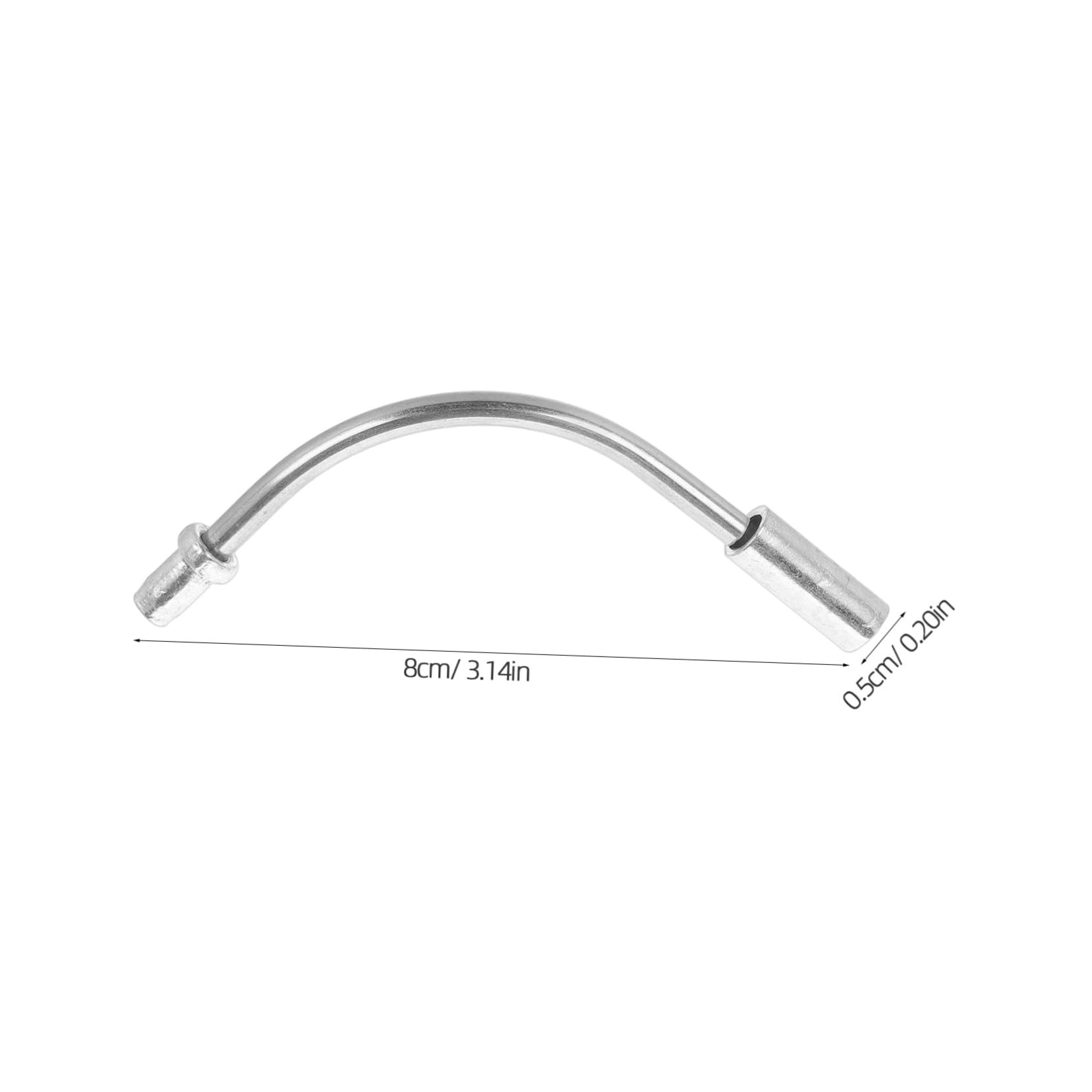 Abaodam 20pcs Bike Bend Tube Kit Flexible Elbow Tube Stainless Steel for Various Bikes