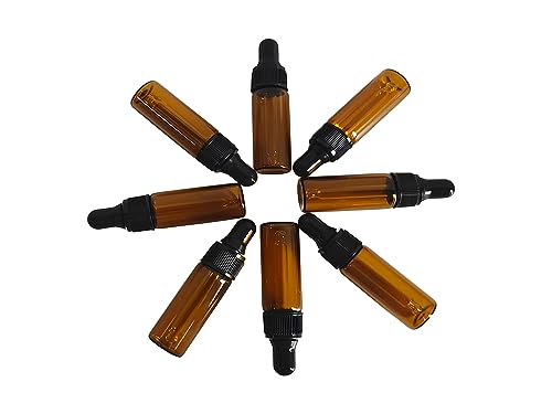 50 Pcs 5ml Amber Mini Dropper Bottles Essential Oils Sample Dropper Bottles For Traveling Essential Oils Perfume Cosmetic Liquid3