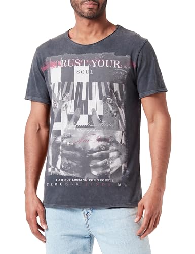 T-shirt Homme KEY LARGO MT Circle of Life anti-déformation en pur coton