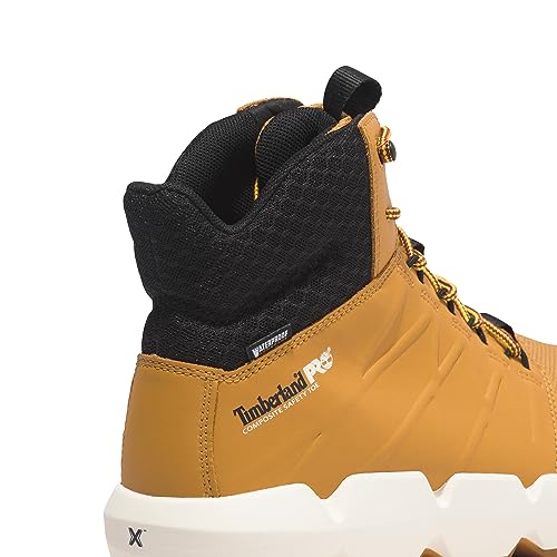 Timberland PRO Timberland PRO Men's Morphix 6 Inch Composite Safety Toe Waterproof Industrial Casual Sneaker Boot, Wheat, 10