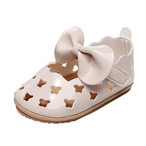 2025 Infant Baby Girls Walking Shoes Hollow Out Bowknot Closed Toe Sandals Summer Single Shoes Trendy2