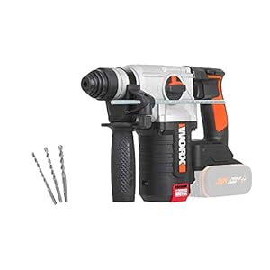 Worx WX380.9 hamer 4F borstelloze 2,2J 20V S/Bat, 20V