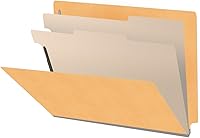 Vista 16 de Carpetas de color resistentes con pestaña final, tamaño carta de 18 puntos, 2 expansiones, 2 divisores, azul (caja de 10)