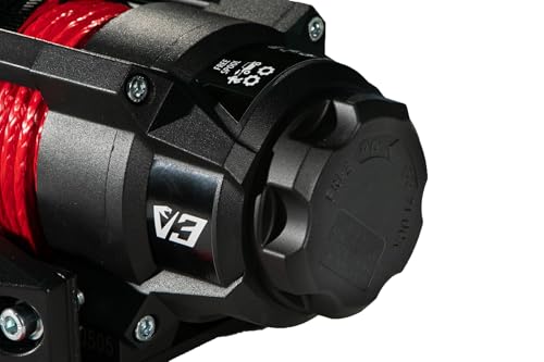 VIPER V3 4500lb UTV/ATV Winch con Cuerda Sintética Azul 40 pies miniatura 4