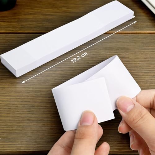 100Pcs Blank White Banknoten Bands für Bargeld, Banknote Papier Geld Cash Band Strap, selbstklebende Währung Riemen Papier Bands Bündel Bill Wrappers für Wraps Geld Organizing