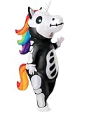 Spooktacular Creations Halloween Inflatable Costume, Full Body Unicorn Blow Up Costume for Adults Dress Up Holiday Themed Cosplay Parties(Skeleton)