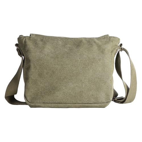 Waylots Compact Canvas Crossbody Bag