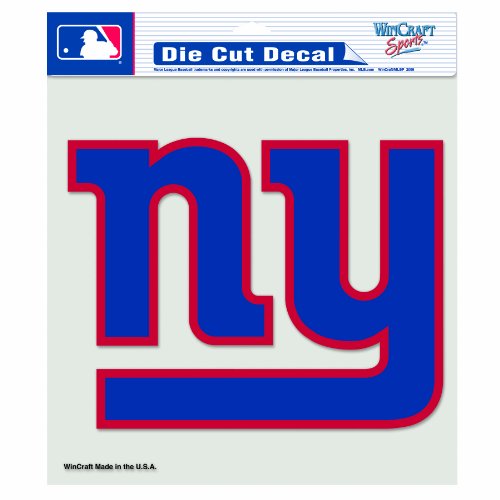 Décalcomanie NFL New York Giants diecut à couleurs vives de 20,3 cm