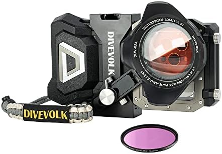 DIVEVOLK SeaTouch 4 MAX kit with 0.6X Wide Angle Lens for iPhone 12/12 Pro/12 Pro max/13/13 Pro/13 pro max/14/14 PLUS/14 PRO/14 PRO MAX