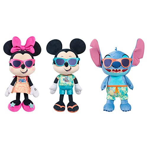 Disney Street Beach Large Plush Minnie Mouse, 19-Inch Stuffed Animal, Officially Licensed Kids Toys For Ages 2 Up, Gifts And Presents, Amazon Exclusive #TOP4