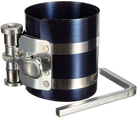 Miniatura 4 de Plum Garden Herramienta de compresor de anillo de pistón de motor de automóvil y alicates de anillo de pistón para tornillos de seguridad ajustables