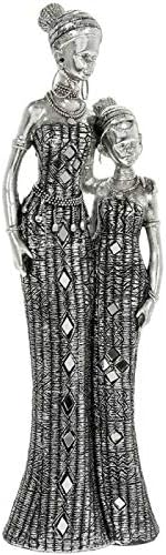 Leonardo Masai African Lady Sisters Figurine Ornament Statue