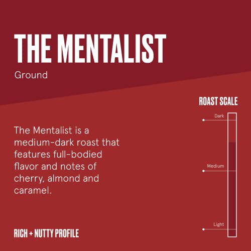 The Mentalist Ground Coffee, Medium Dark Roast, 12 Oz, Bulletproof Keto Friendly 100% Arabica Coffee, Certified Clean Coffee, Rainforest Alliance, Sourced From Guatemala, Colombia & El Salvador #TOP1