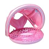 Kid Swim Toys - PVC Floating Seat Toys with Canopy,Pool Float Inflatable with Canopy - for Home Backyard Outdoor Lake River Bath Bathroom Children Boys