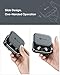Bluetooth Earbuds, Utaxo Wireless Earbuds 2200mAh Slide Design Charging Case, Bluetooth 5.0 Headphones in-Ear Stereo Hi-Fi Sound, Bluetooth Headset Wireless Earphones IPX7, Noise-Canceling