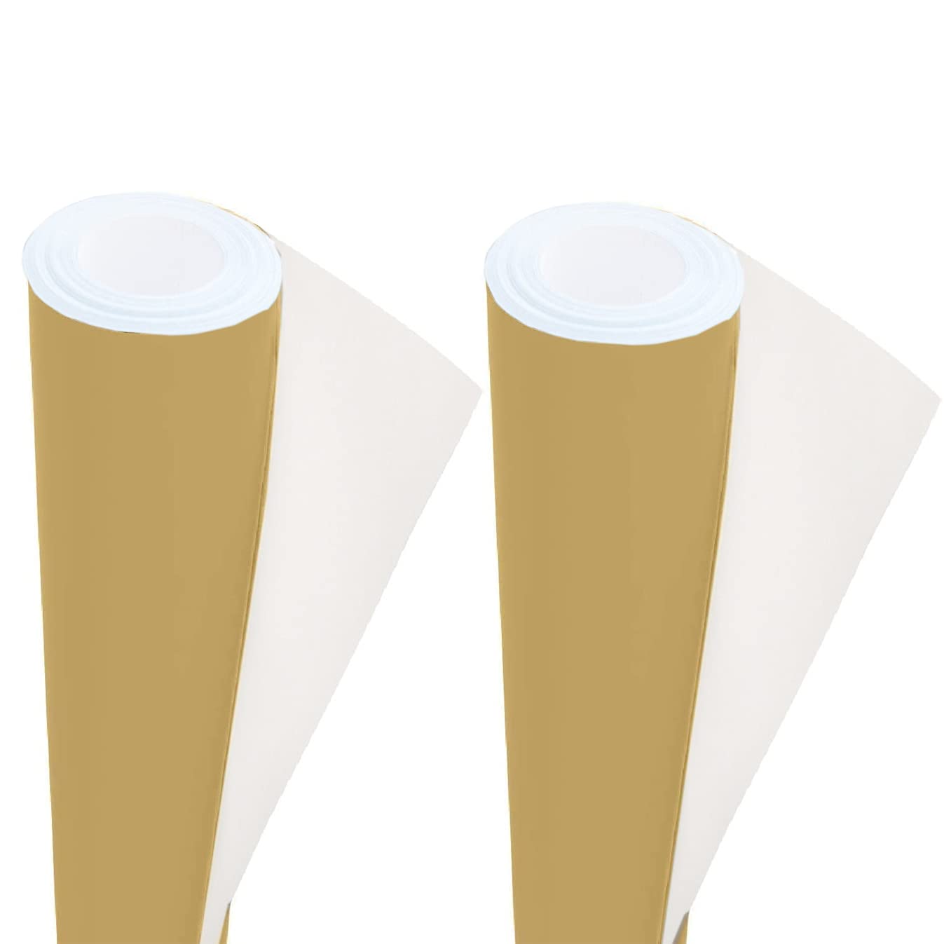 2 Rolls of Packing/Display Poster Paper Roll 3Ace Crafts – 10 m x 76 cm Ideal for Wrapping Wrap Birthday Gifts Drawing Table Runner Covering Parcel Backing School Board – Mocha Colour — image 1